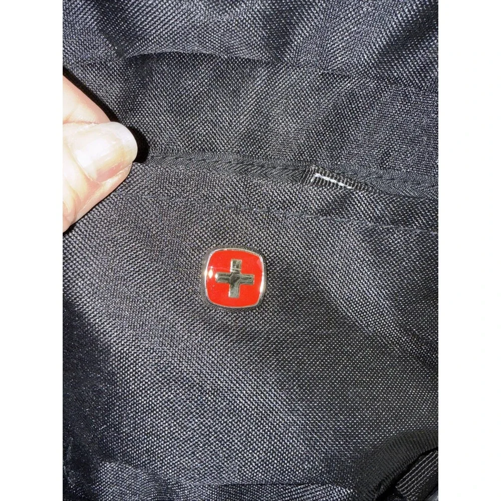NWT Swiss Gear‎ By Wenger #9350 Backpack Black & Black NEW. 5279